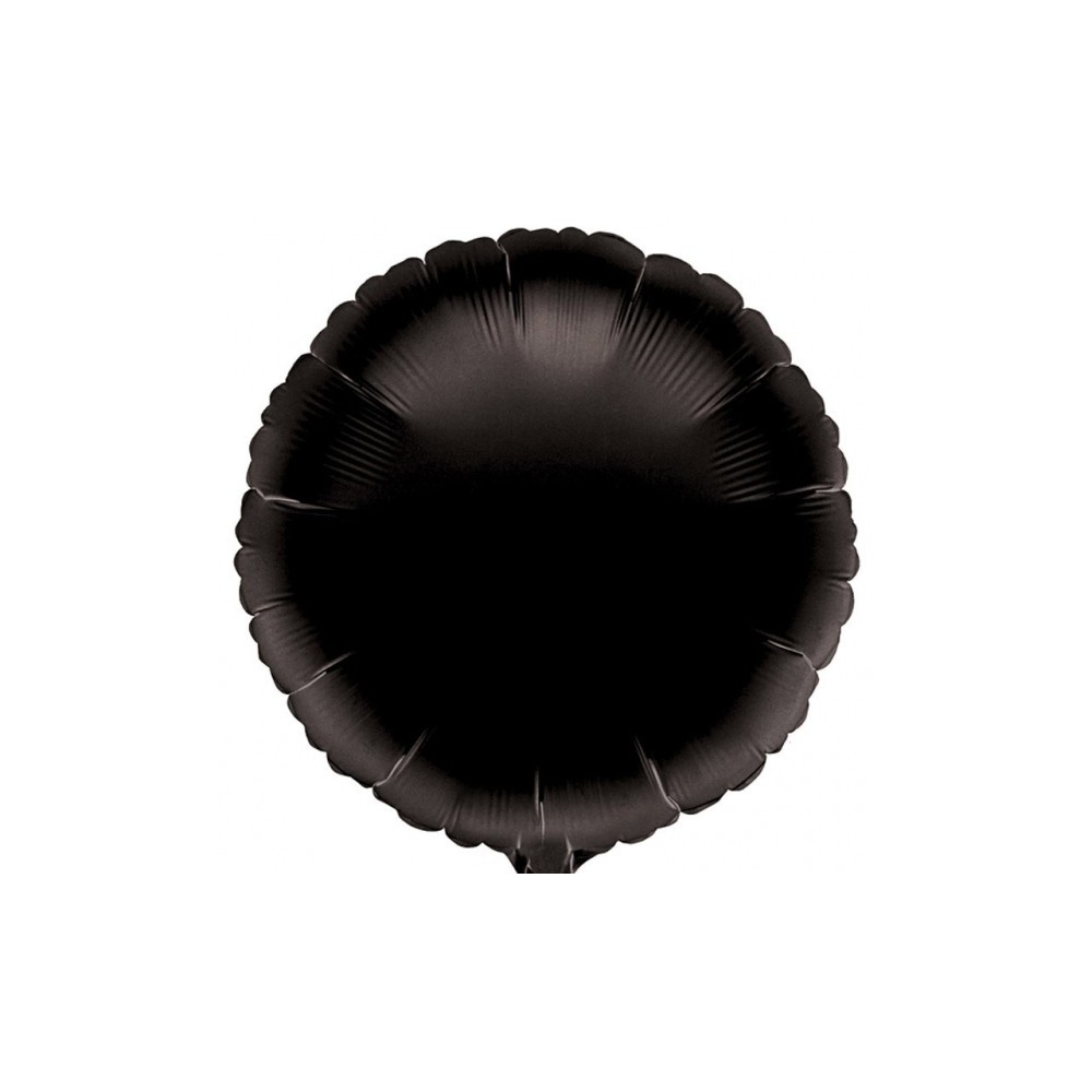 Fóliový balón kruh čierny