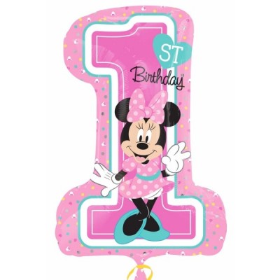 Fóliový balón Minnie Mouse 1st Birthday