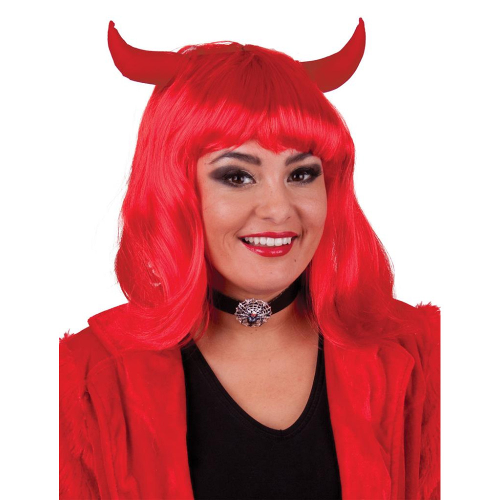 Parochňa červená s rohmi Parochňa červená s rohmi