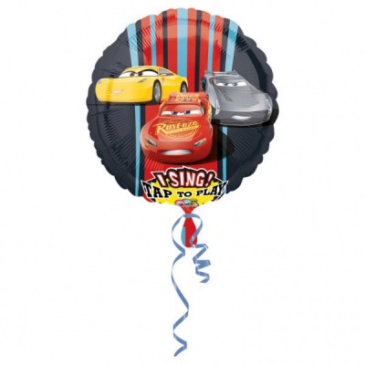 Spievajúci fóliový balón CARS 3