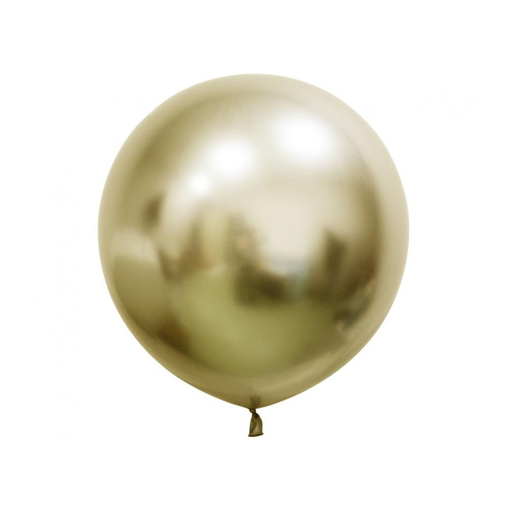 Latexový dekoračný balón platinová zlatá 60 cm Latexový dekoračný balón platinová zlatá 60 cm