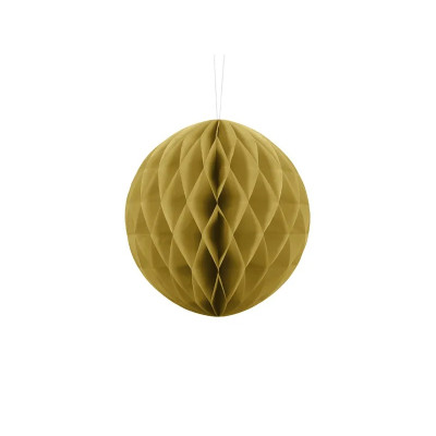 Visiaca dekorácia Honeycomb zlatá 20 cm