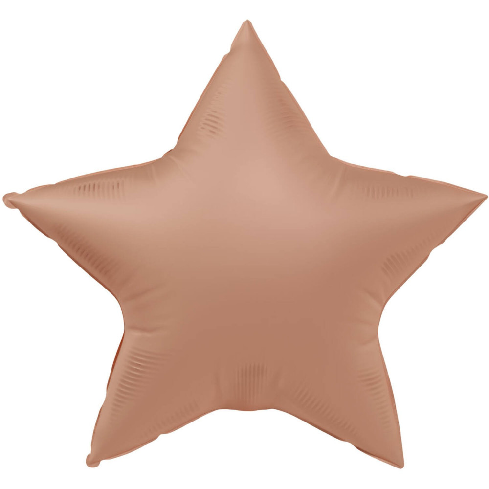 Fóliový balón hviezda matná Vintage rose Fóliový balón hviezda matná Vintage rose