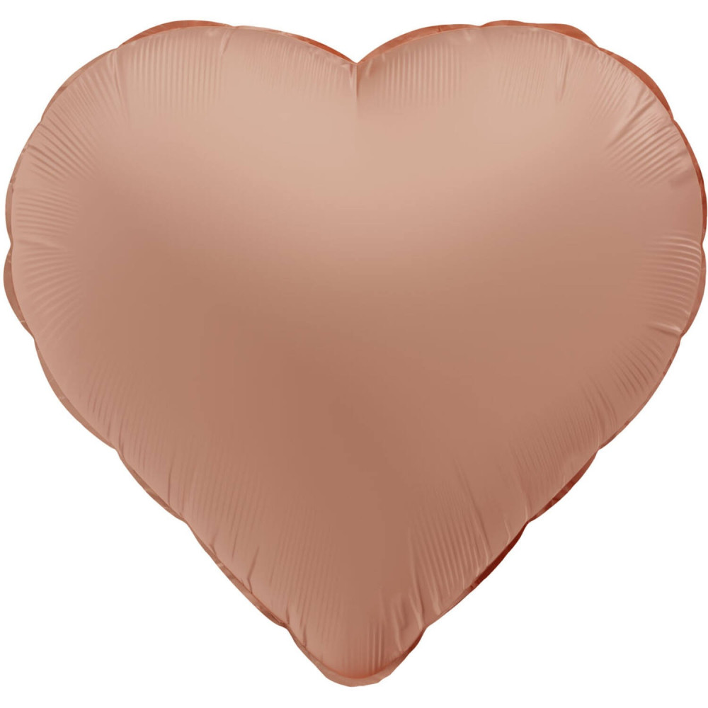 Fóliový balón srdce matná Vintage rose Fóliový balón srdce matná Vintage rose