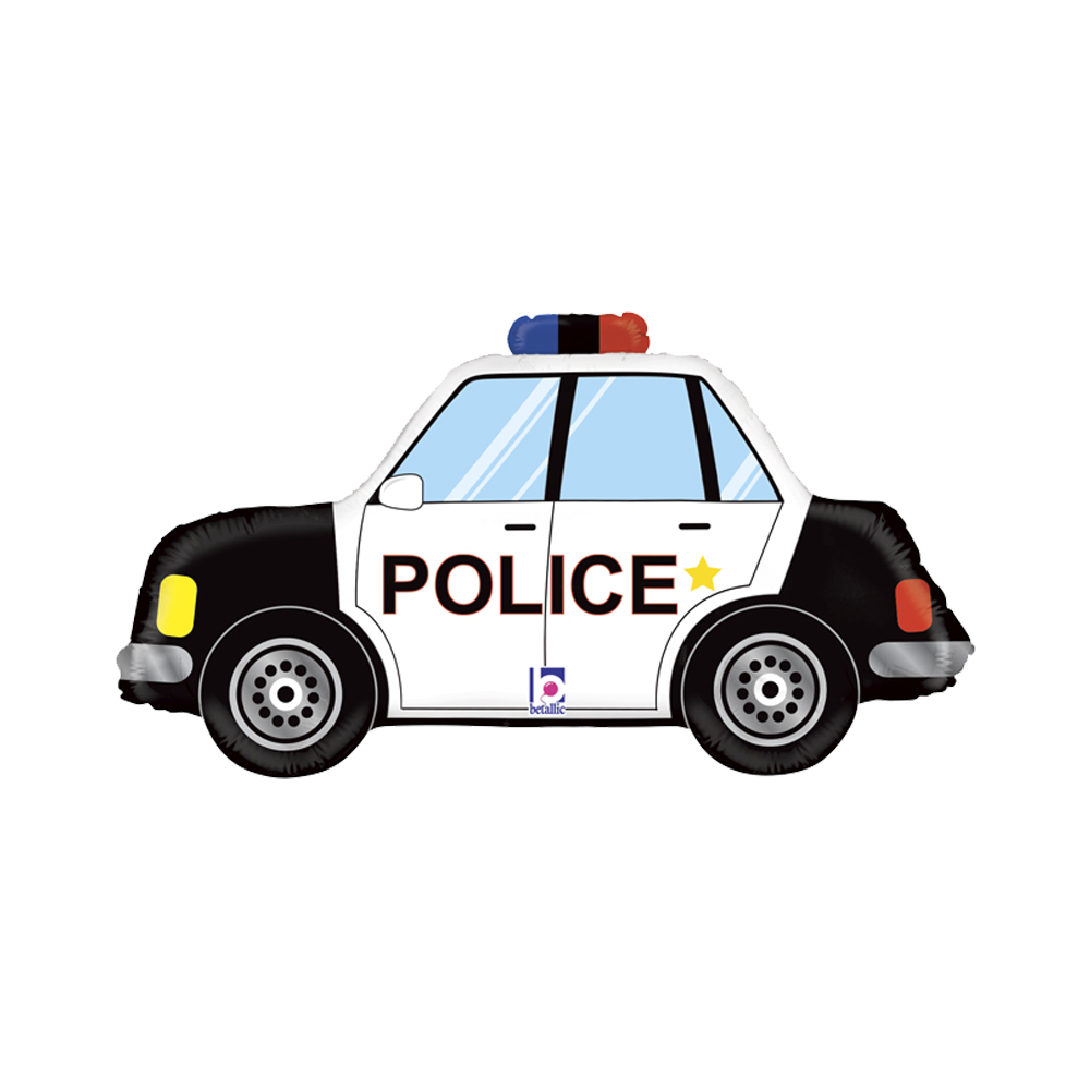 Fóliový Supershape balón Policajné auto Fóliový Supershape balón Policajné auto