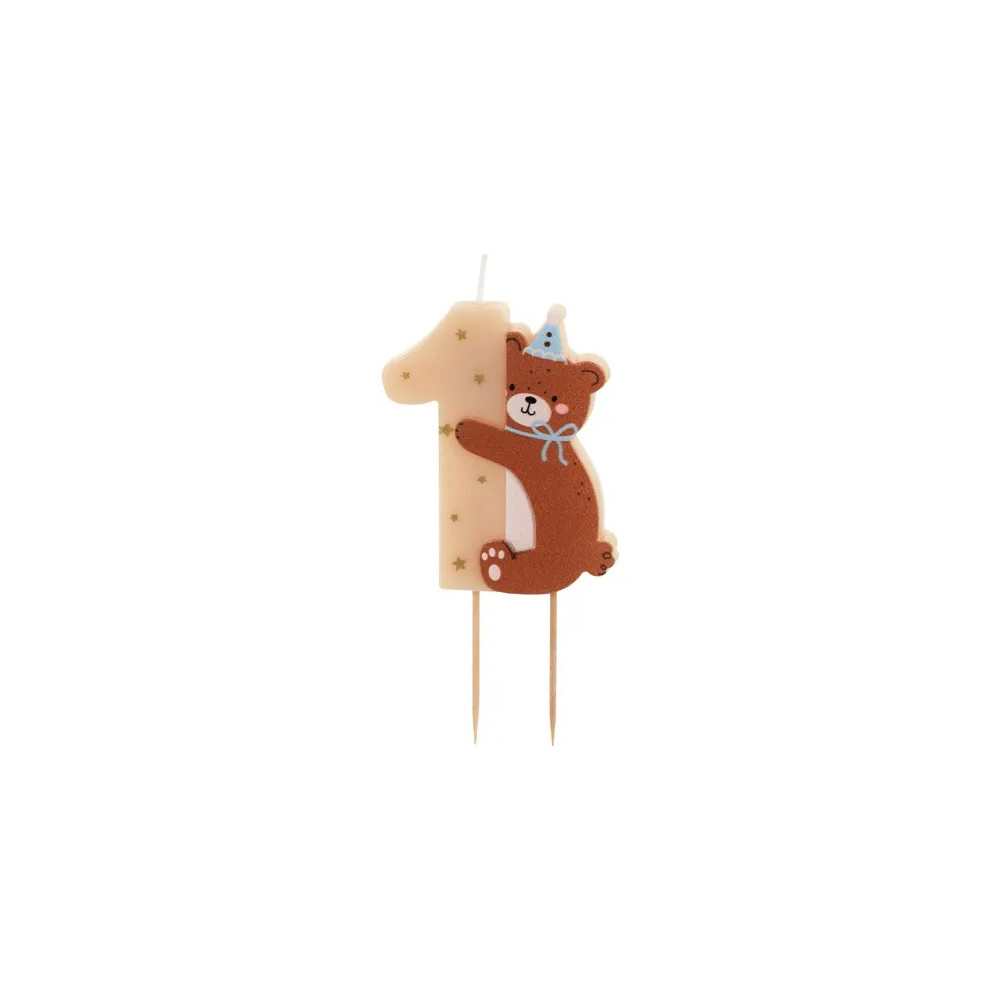Sviečka číslo 1 Teddy Sviečka číslo 1 Teddy
