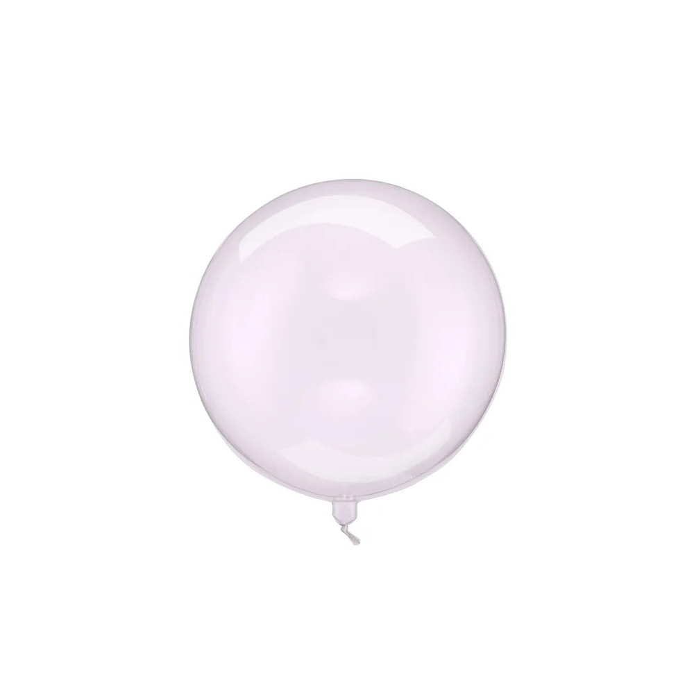 Transparentný Bobo balón fialový Transparentný Bobo balón fialový