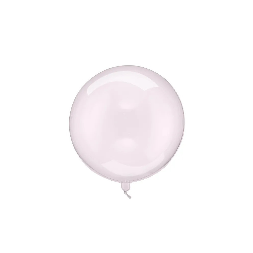 Transparentný Bobo balón ružový Transparentný Bobo balón ružový