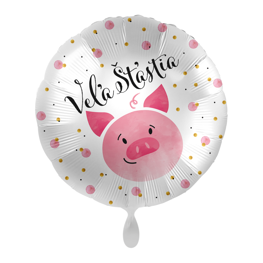 Fóliový balón Veľa šťastia Fóliový balón Veľa šťastia