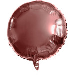 Fóliový balón kruh lesklá bronzová