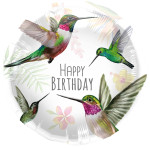 Fóliový balón Happy Birthday Kolibrík