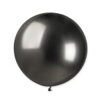 Latexový dekoračný balón platinová grafitová 80 cm