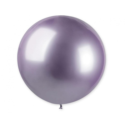Latexový dekoračný balón platinová fialová 80 cm