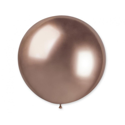 Latexový dekoračný balón platinová ružovo zlatá 80 cm