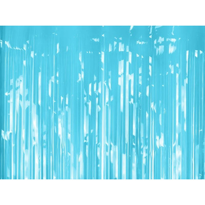 Párty záves pastelová modrá 100 x 200 cm