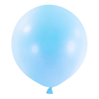 Latexový dekoračný balón pastelová modrá 60 cm