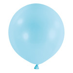 Latexový dekoračný balón karibská modrá 60 cm