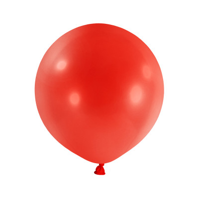 Latexový dekoračný balón kryštálový červený 60 cm