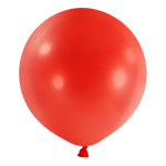 Latexový dekoračný balón kryštálový červený 60 cm