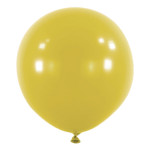 Latexový dekoračný balón horčicová farba 60 cm