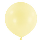Latexový dekoračný balón pastelová žltá farba 60 cm