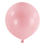Latexový dekoračný balón baby ružová farba 60 cm