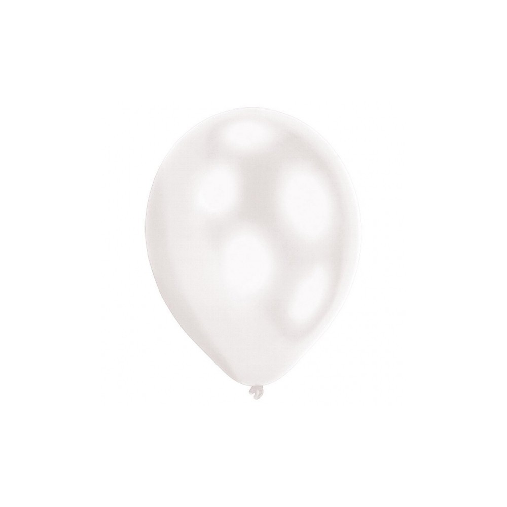 Svietiace latexové LED balóny biele