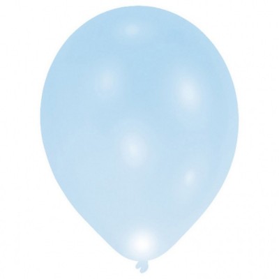 Svietiace latexové LED balóny modré