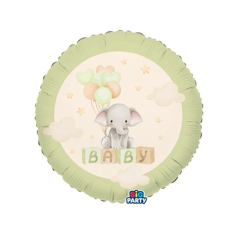 Fóliový balón Baby so sloníkom Fóliový balón Baby so sloníkom