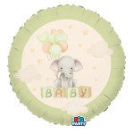 Fóliový balón Baby so sloníkom