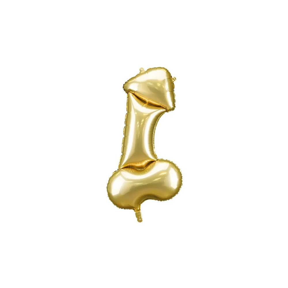Fóliový Supershape balón Penis zlatý Fóliový Supershape balón Penis zlatý
