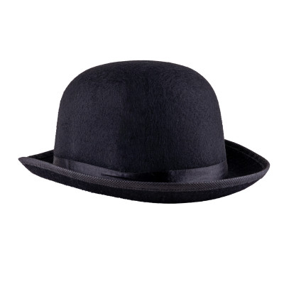 Detský klobúk Bowler ( Pinč ) čierny