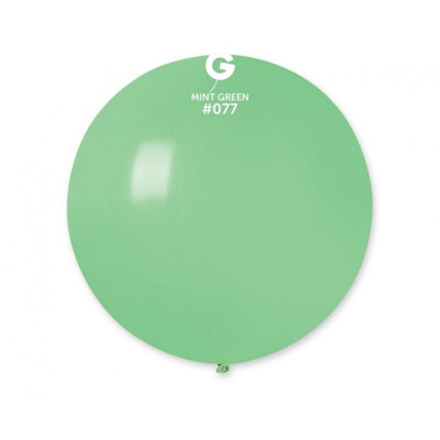 Latexový balón pastel mätová 75 cm