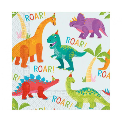 Servítky Dino Roar!