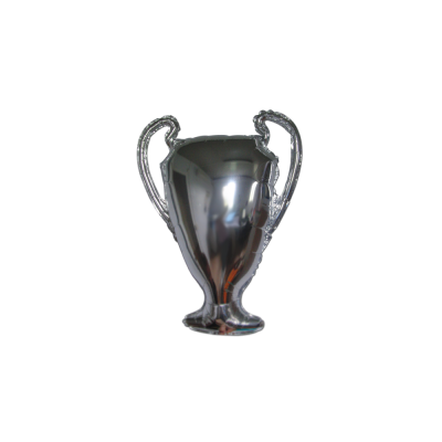 Fóliový supershape balón víťazný pohár strieborný