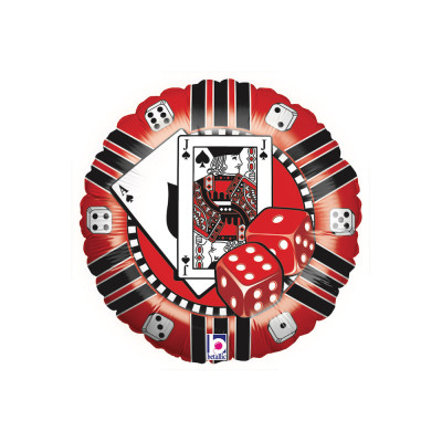 Fóliový balón Casino