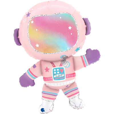 Fóliový Supershape balón Lady Astronaut