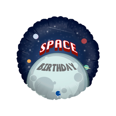 Fóliový balón Space Birthday