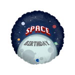 Fóliový balón Space Birthday