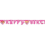 Písmenkový baner princezná Happy B-Day