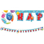 Baner Happy B-Day trblietavé balóny