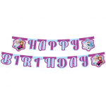Písmenkový baner Frozen northern lights Happy B-Day