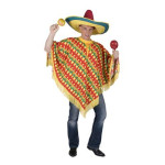 Mexické pončo Fiesta