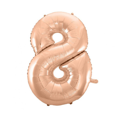 copy of Fóliový balón číslo 2 farba champagne