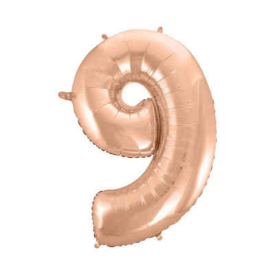 copy of Fóliový balón číslo 2 farba champagne