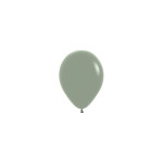 Latexový balón Pastel dusk Laura green "olivová farba" 12 cm