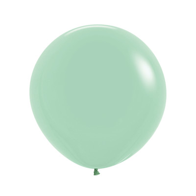 Latexový balón Pastel dusk Green tea "matová" 60 cm
