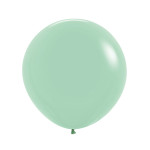 Latexový balón Pastel dusk Green tea "matová" 60 cm