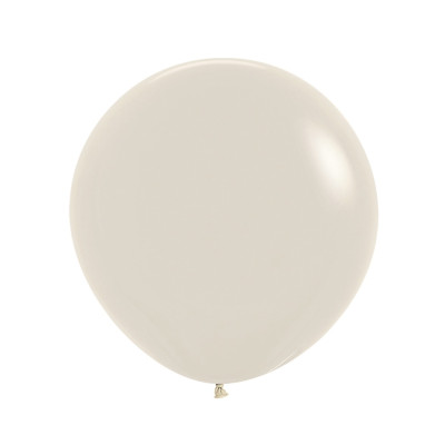 Latexový balón Pastel dusk krémova 60 cm