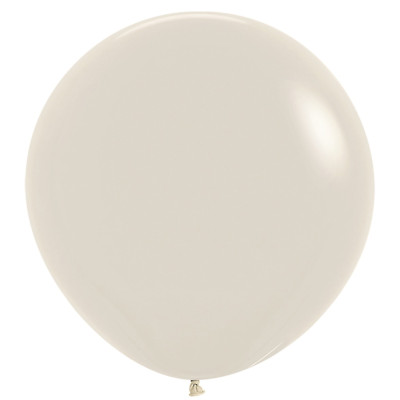 Latexový balón Pastel dusk krémova 90 cm